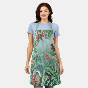 Delantal Fantástico y fantástico bosque tropical