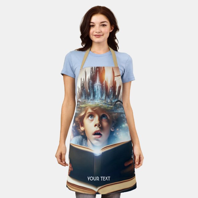 Delantal Fantasy Cute Boy City Book (Gastado)