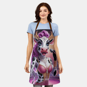 Delantal Fantasy Cute Gorgeous Cow Popstar