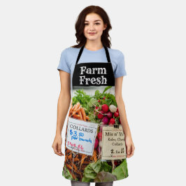Delantal Farmer's Market Helper Farm Fresh Art Apron