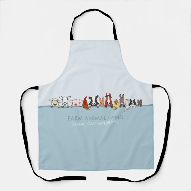 Delantal Farmhouse Animal Woodland (Anverso)