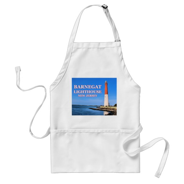 Delantal Faro Barnegat New Jersey Apron Cocinando (Frente)