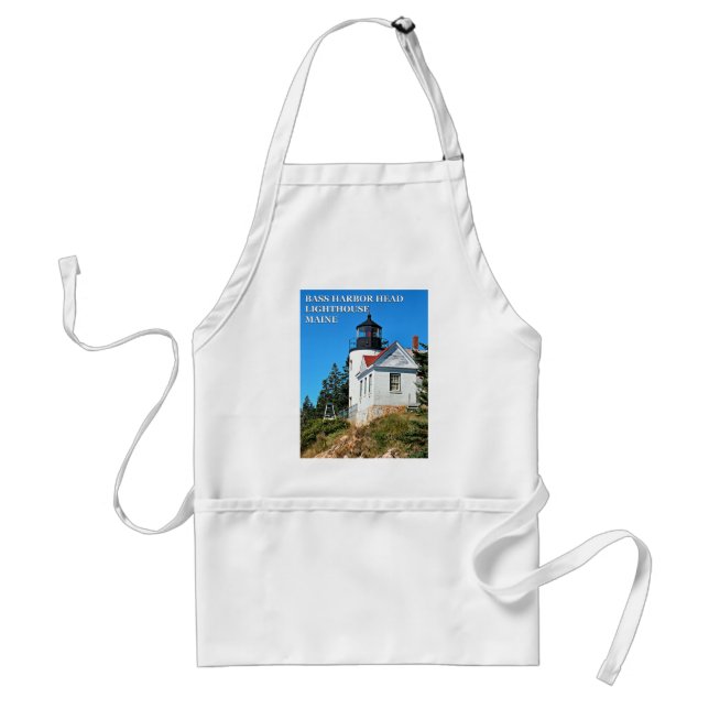 Delantal Faro Bass Harbor Head, Maine Cooking Apron (Frente)
