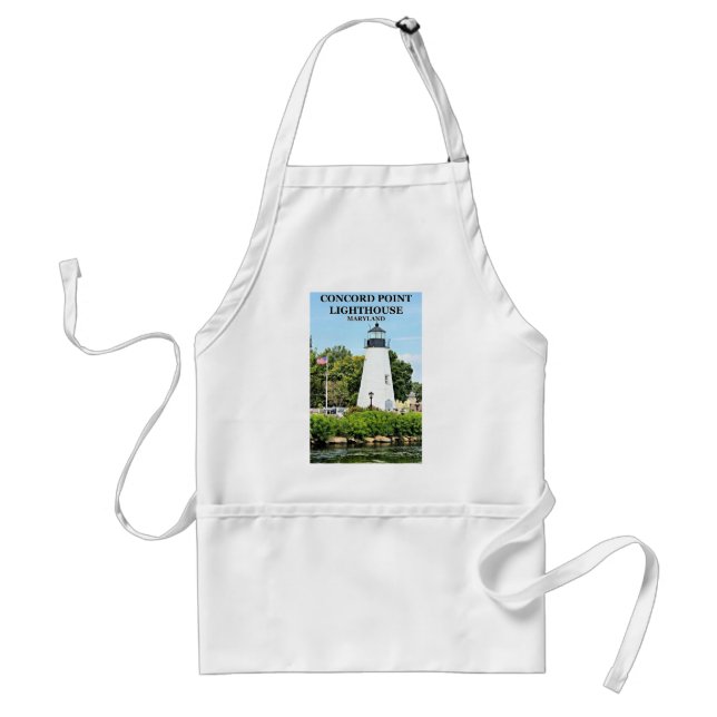 Delantal Faro de Concord Point, Maryland Cooking Apron (Frente)
