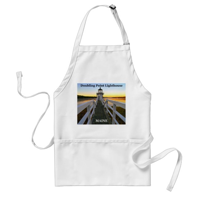 Delantal Faro de Doubling Point, Maine Apron (Frente)