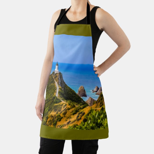 Delantal Faro de Nugget Point, Nueva Zelanda (in situ)