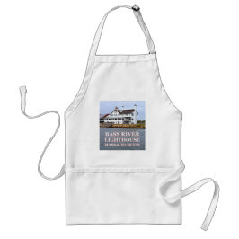 Delantal Faro del río Bass, Massachusetts cocinando Apron