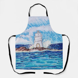 Delantal Faro en Azul