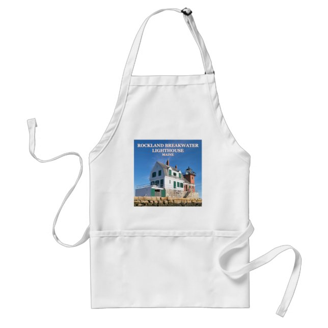 Delantal Faro Rockland Breakwater Lighthouse, Maine Apron (Frente)