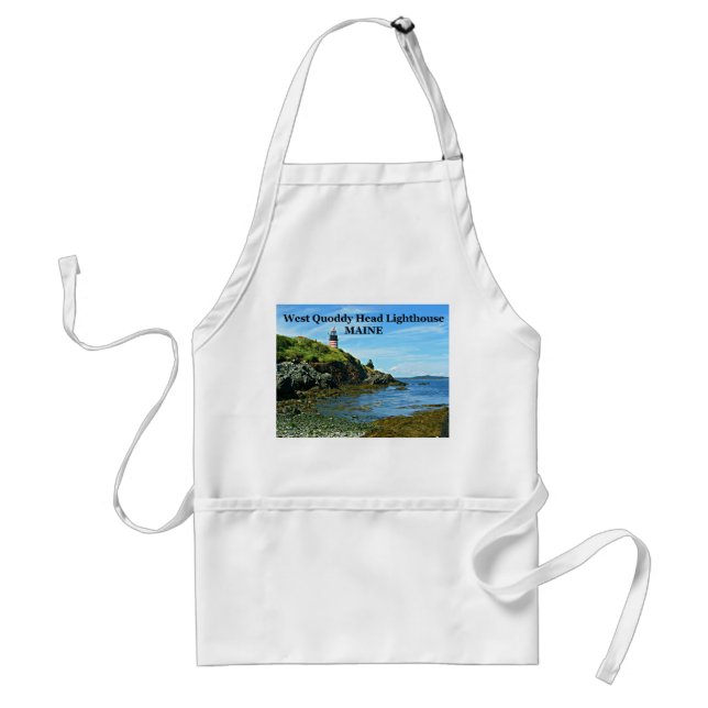 Delantal Faro West Quoddy Head, Maine Apron (Frente)