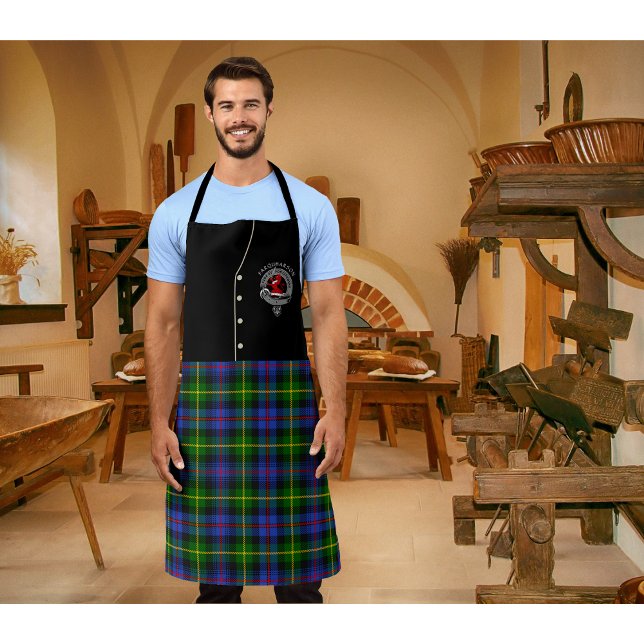 Delantal Farquharson Clan Badge & Tartan Kilt (Subido por el creador)