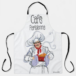 Delantal Fat French Chef Cafe Parisienne Gourmet