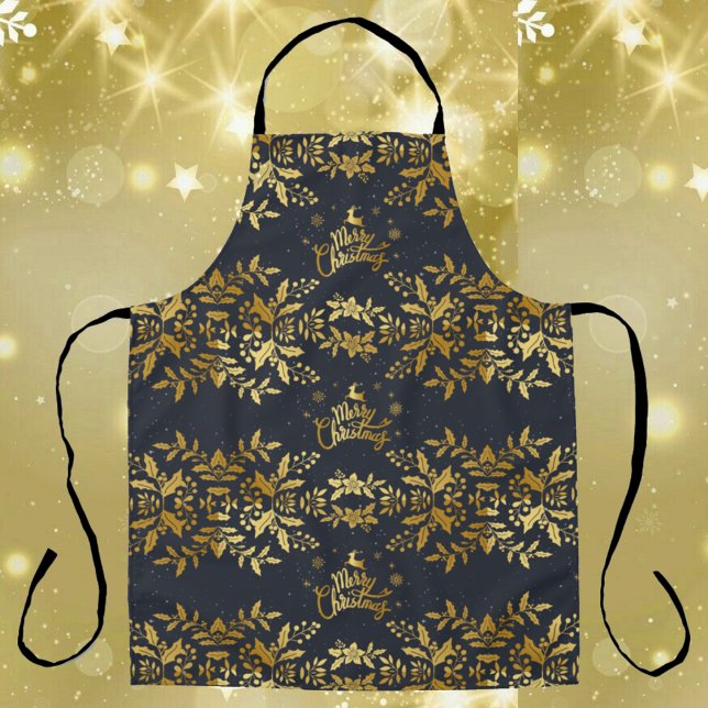 Delantal Faux gold holly (Subido por el creador)