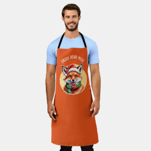 Delantal Favoritos Divertidos de Animales en Navidad - Fox 