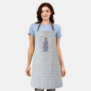 Delantal Faye & Lauren Gray Gingham