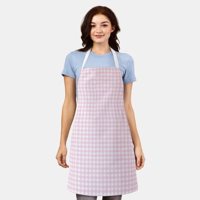Delantal Faye & Lauren Pink Gingham (Gastado)