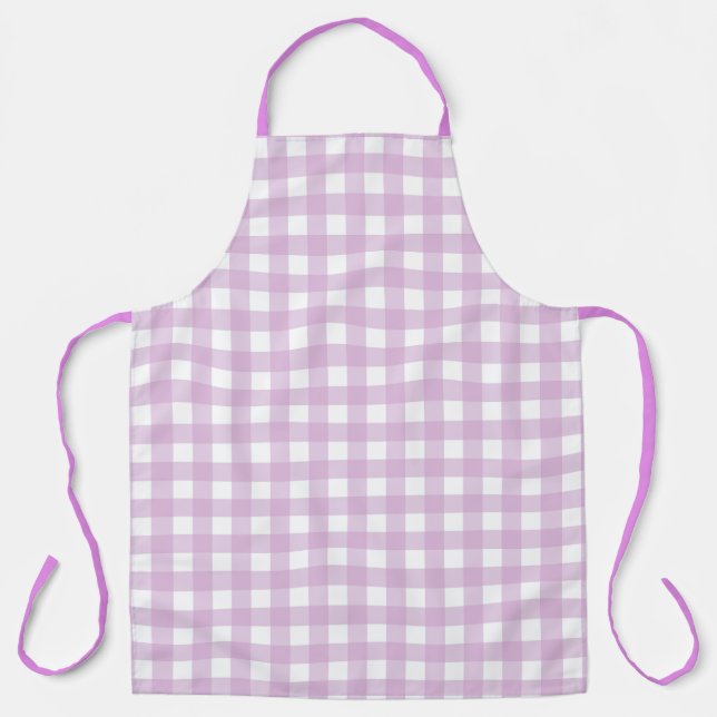 Delantal Faye y Lauren Pink Gingham (Anverso)