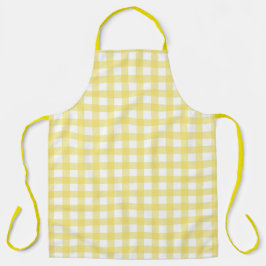 Delantal Faye y Lauren Yellow Gingham