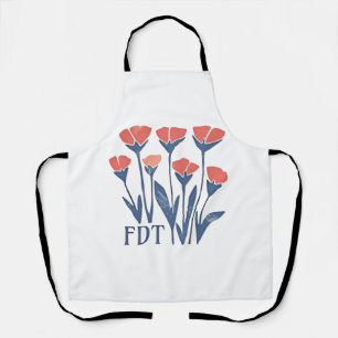 Delantal FDT Floral floral flor sutilmente femenina Boho an