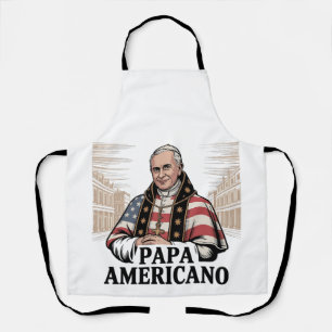 Delantal Fe cristiana del Papa estadounidense Leo Iglesia C