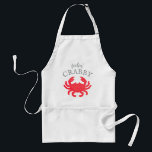 Delantal Feelin Crabby<br><div class="desc">El verano está a la vuelta de la esquina y esta camisa será una adición perfecta para tu próxima barbacoa o picnic en la orilla.</div>