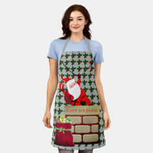 Felices Fiestas de Papá Noel Plateado de Moda