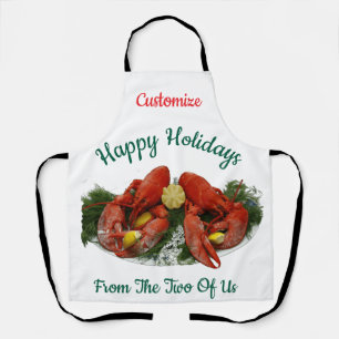 Delantal Felices fiestas Lobster Dinner Thunder_Cove