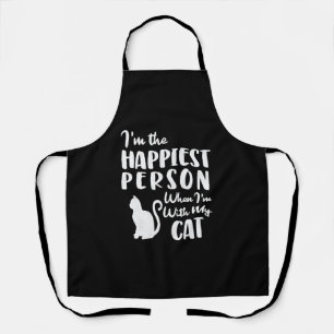 Delantal Felices gatos me hacen feliz