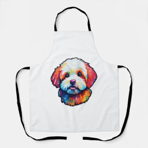 Delantal Feliz bichón frito