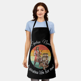 Delantal feliz Capitán Pirata Fiesta Apron
