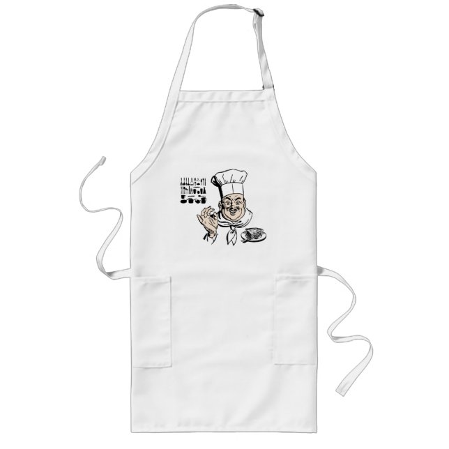 Delantal feliz del cocinero (Frente)