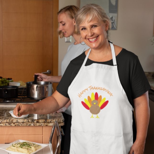 Delantal Feliz Día de Acción de Gracias (Subido por el creador)