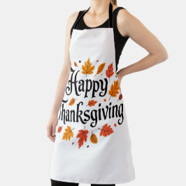 Delantal Feliz Día de Acción de Gracias