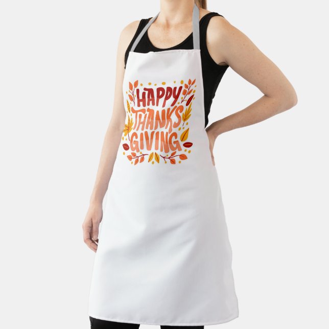 Delantal Feliz Día de Acción de Gracias (in situ)