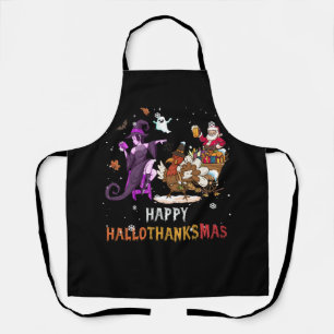 Delantal Feliz Día de Acción de Gracias de Hallothanksmas G