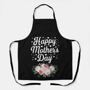 Delantal Feliz Día de la Madre Floral Bonita Mamá Abuela Es