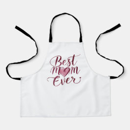 Delantal Feliz Día de la Madre Mejor Mamá del Mundo