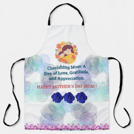 DELANTAL FELIZ DÍA DE LAS MADRES APRON