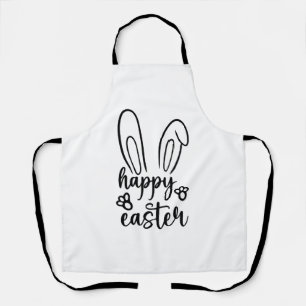Delantal Feliz Día de Pascua Graciosa Camiseta divertida de