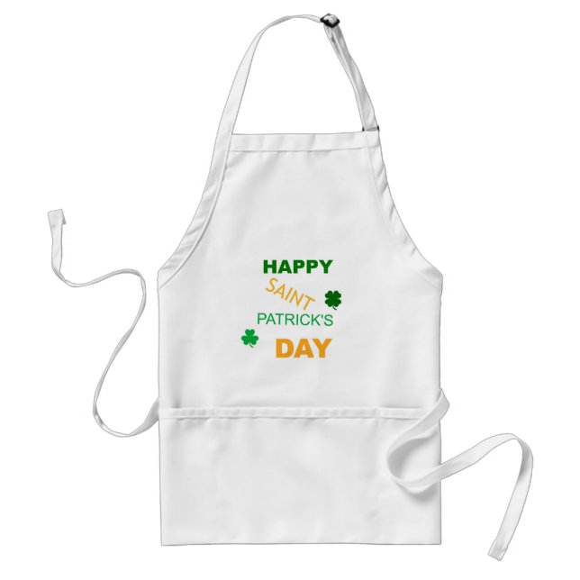 Delantal Feliz Día de San Patricio (Frente)