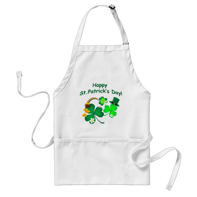 Delantal Feliz Día de San Patricio (Frente)