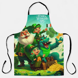 Delantal Feliz Día de San Patricio colorido