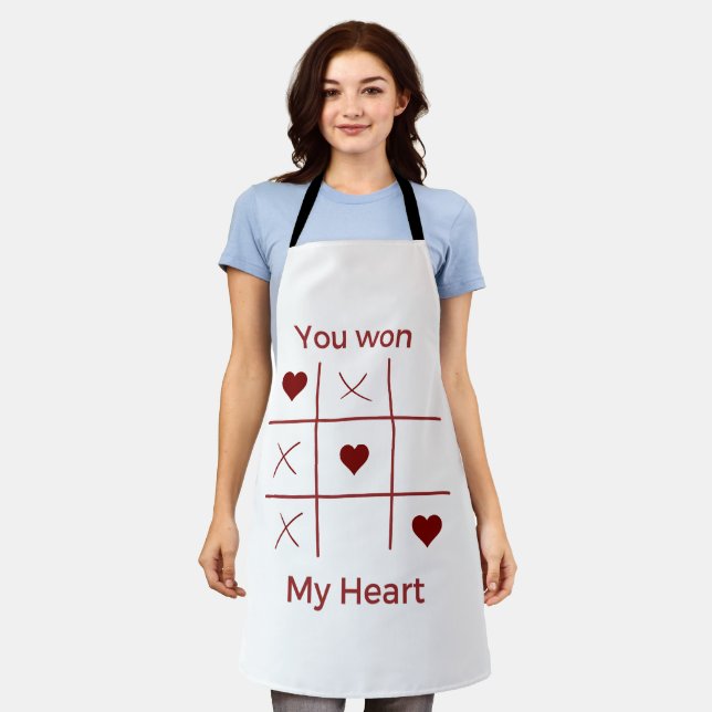 Delantal Feliz Día de San Valentín 2024 Ideas - Ganaste mi  (Gastado)