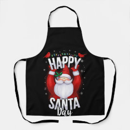 Delantal Feliz Día de Santa Navidades de camisetas regalo d