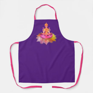 Delantal Feliz Diwali - Diosa Deepalavi Lakshmi 4