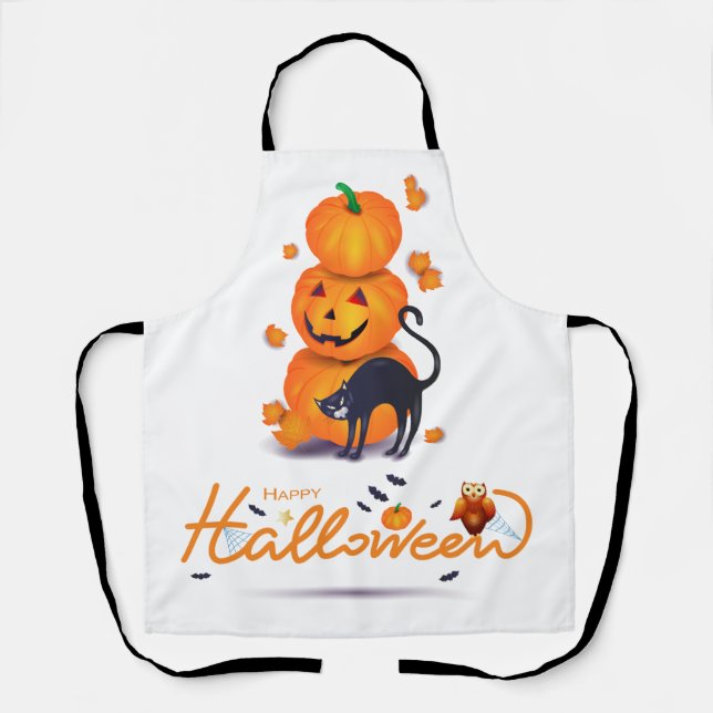 Delantal ¡Feliz Halloween! (Anverso)