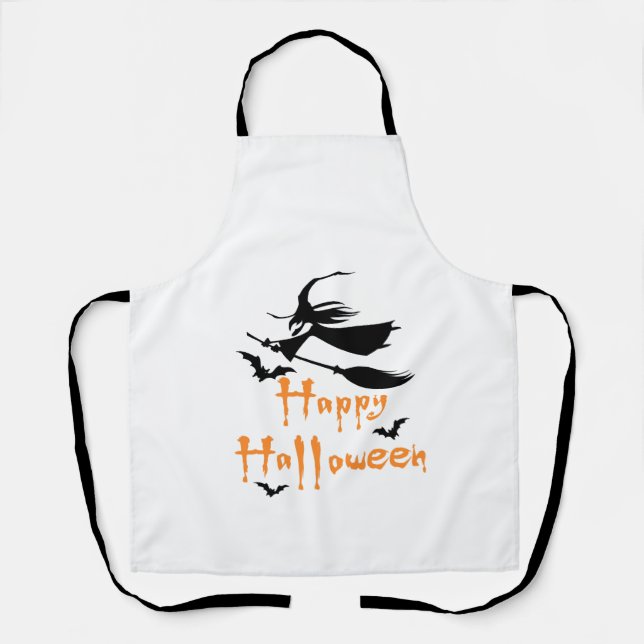 Delantal Feliz Halloween (Anverso)