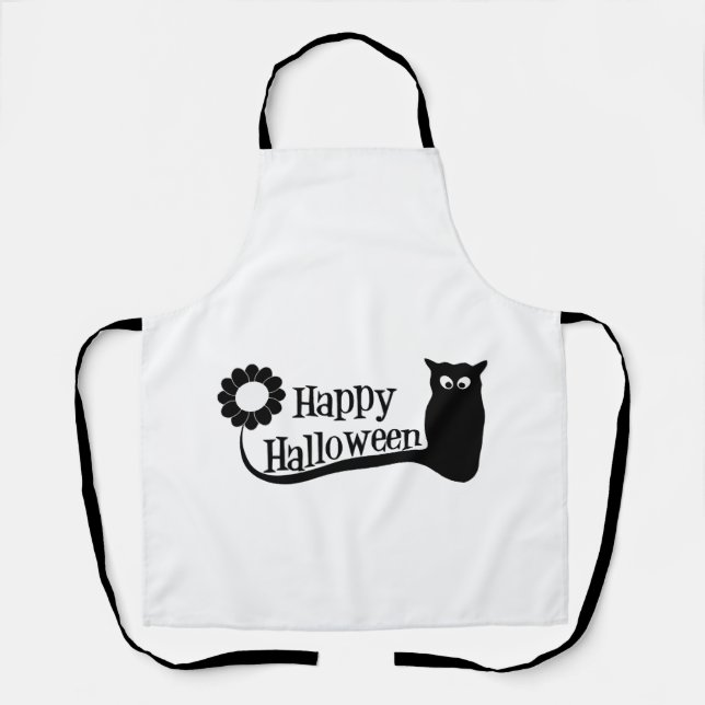 Delantal Feliz Halloween (Anverso)