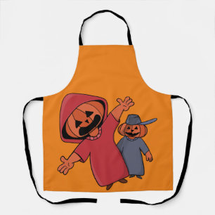 Delantal Feliz Halloween a tus amigos