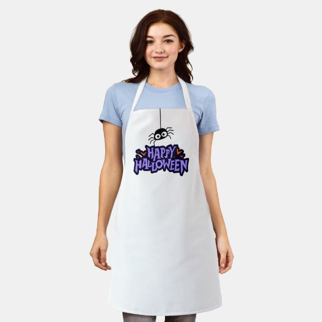 Delantal feliz halloween Apron (Gastado)